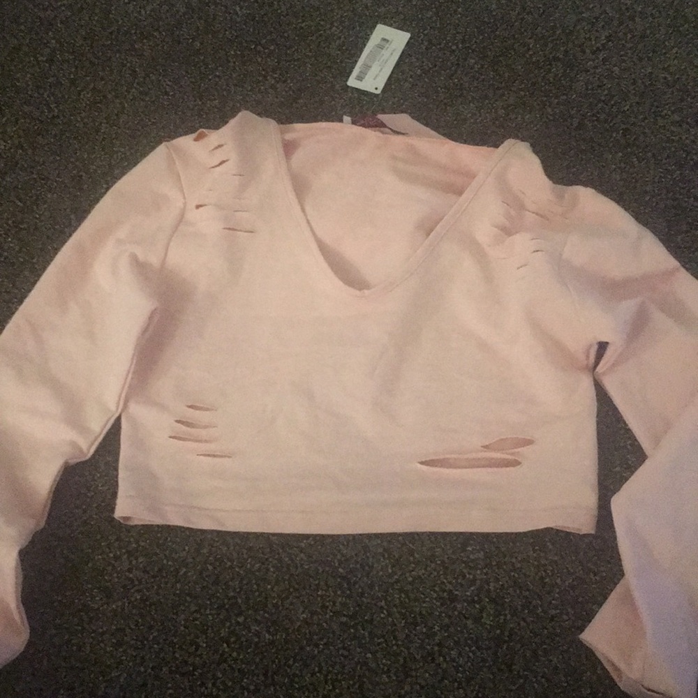 ISAWITFIRST Cropped Hoodie